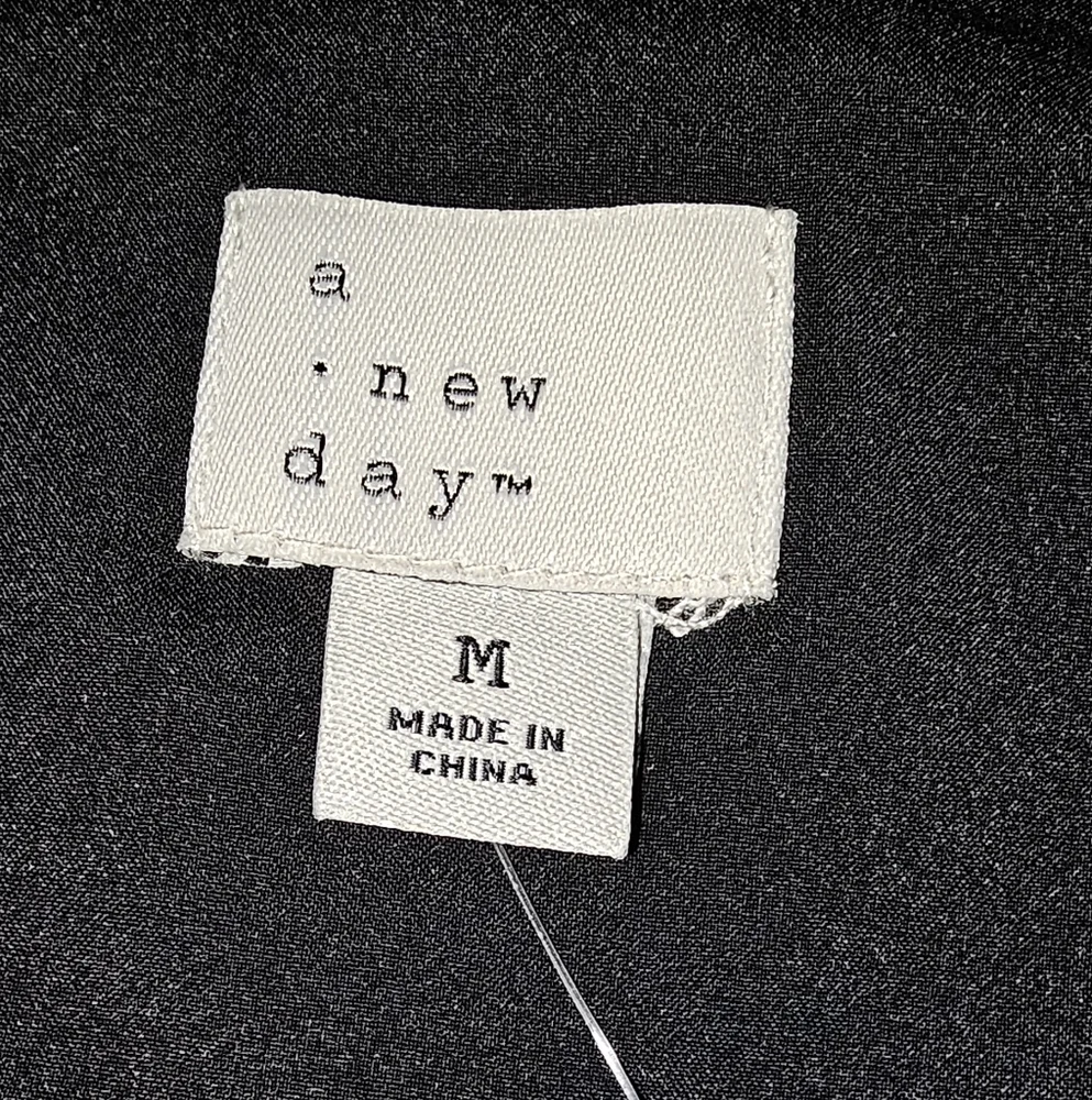 A New Day. Women's Black Buttoned Vest. Rayon Size: Large. NWT. - Picture 6 of 9